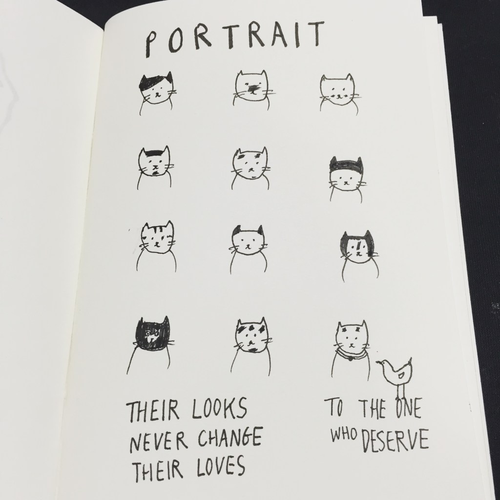 Portrait Cat in illustrate 