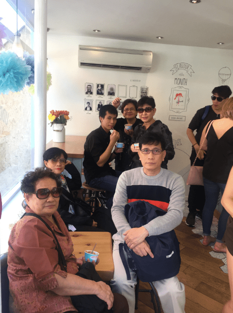 Icecream shop at Covert Garden