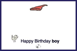 Birthday cat, Birthday card