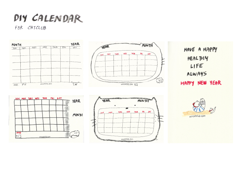 ปฏิทินลายแมว